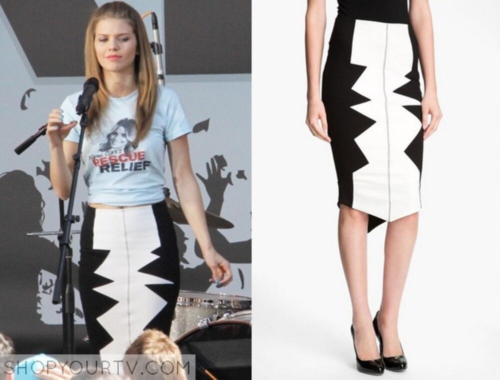 Kelly Wearstler Geometric seen on annalynne season 5 ep 22 Skirt Size 6